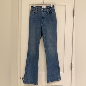 Abercrombie bootcut jean. Love these jeans with heeled boot!